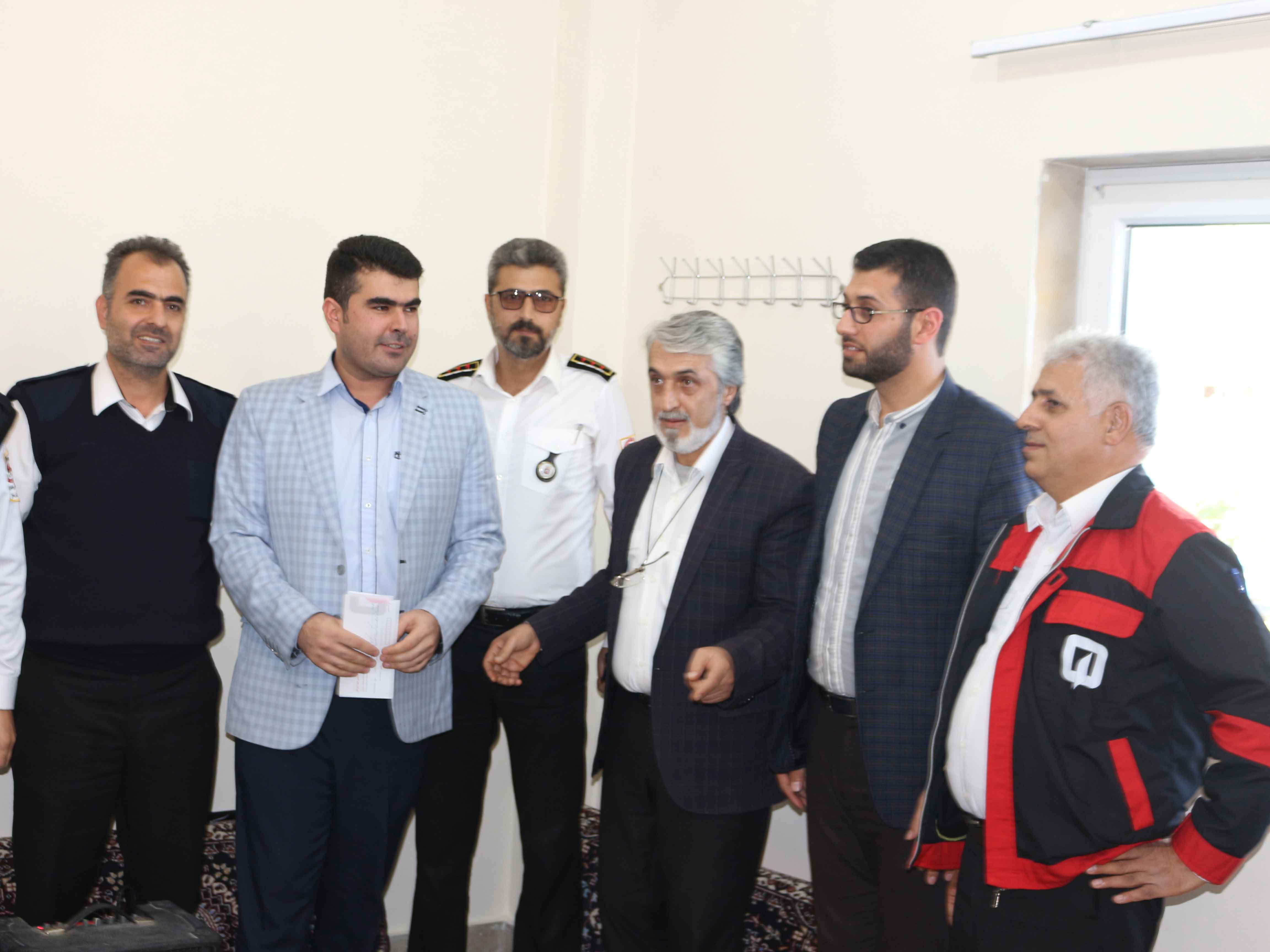 مراسم تکریم و معارفه مسئول روابط عمومی سازمان آتش نشانی و خدمات ایمنی شهرداری بابل