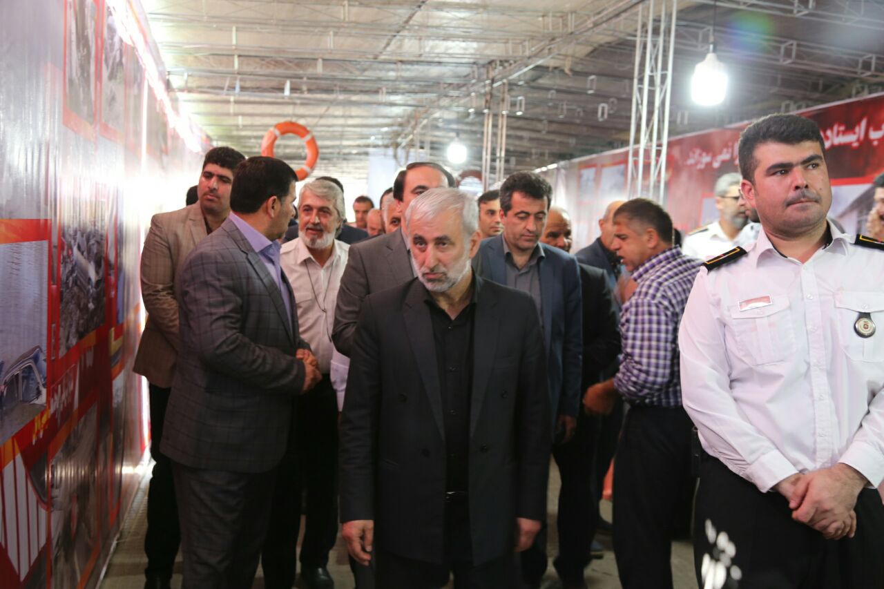 افتتاح نمایشگاه ((آب و آتش)) به مناسبت 7 مهر روز ایمنی و آتش نشانی