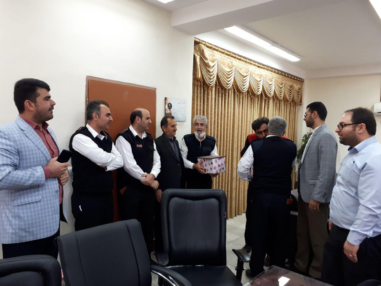 تقدیر از جانبازان سازمان آتش نشانی بابل