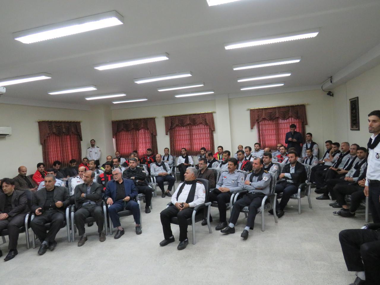 مراسم روز آتش نشان به روایت تصویر