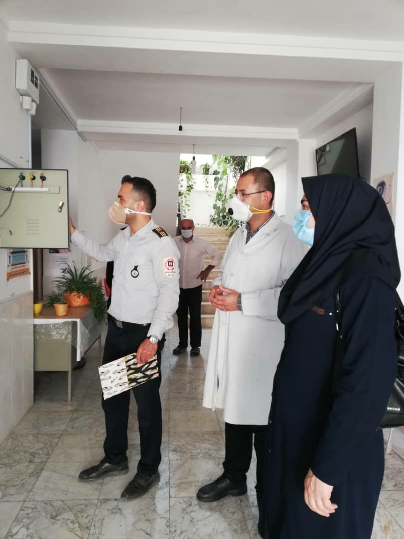 بازدید کارشناسان واحد پیشگیری سازمان از مراکز جامع سلامت و بهداشت شهرستان بابل