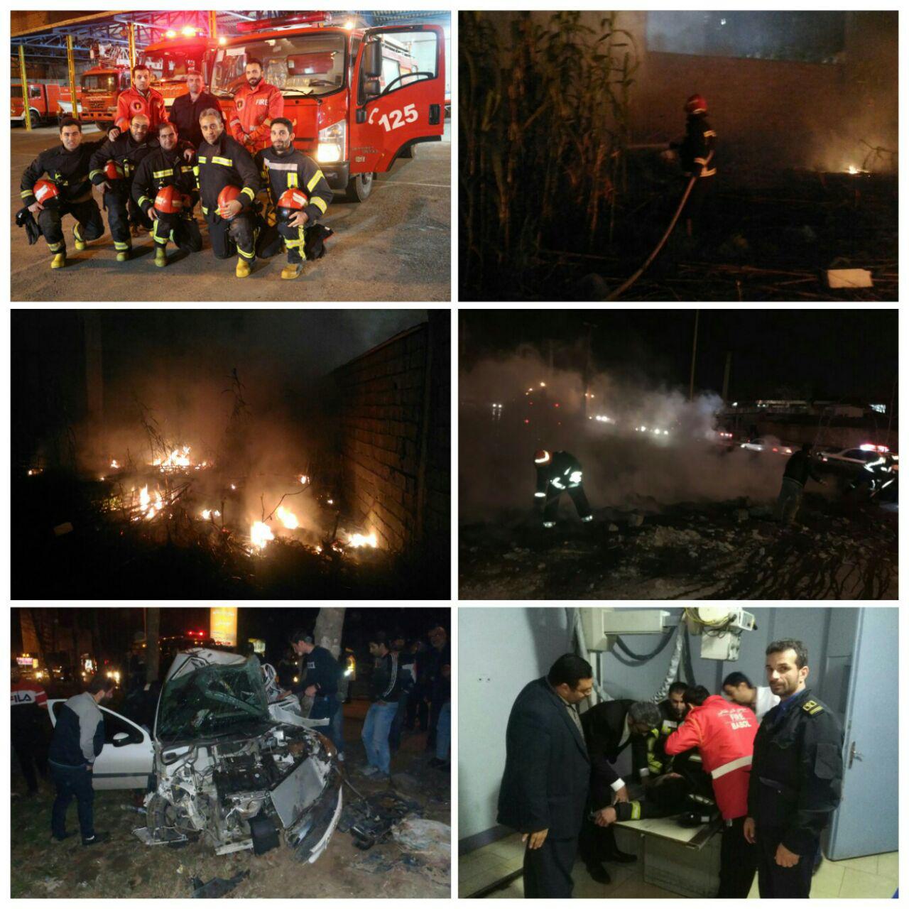 در شب چهارشنبه آخر سال 96 زنگ حریق و حادثه در سازمان آتش نشانی بابل 25 مرتبه به صدا در آمد.  مهندس دابوئیان سرپرست سازمان آتش نشانی بابل:حوادث شب چهارشنبه آخر سال در بابل مصدومیت یک آتش نشان را در پی داشت.