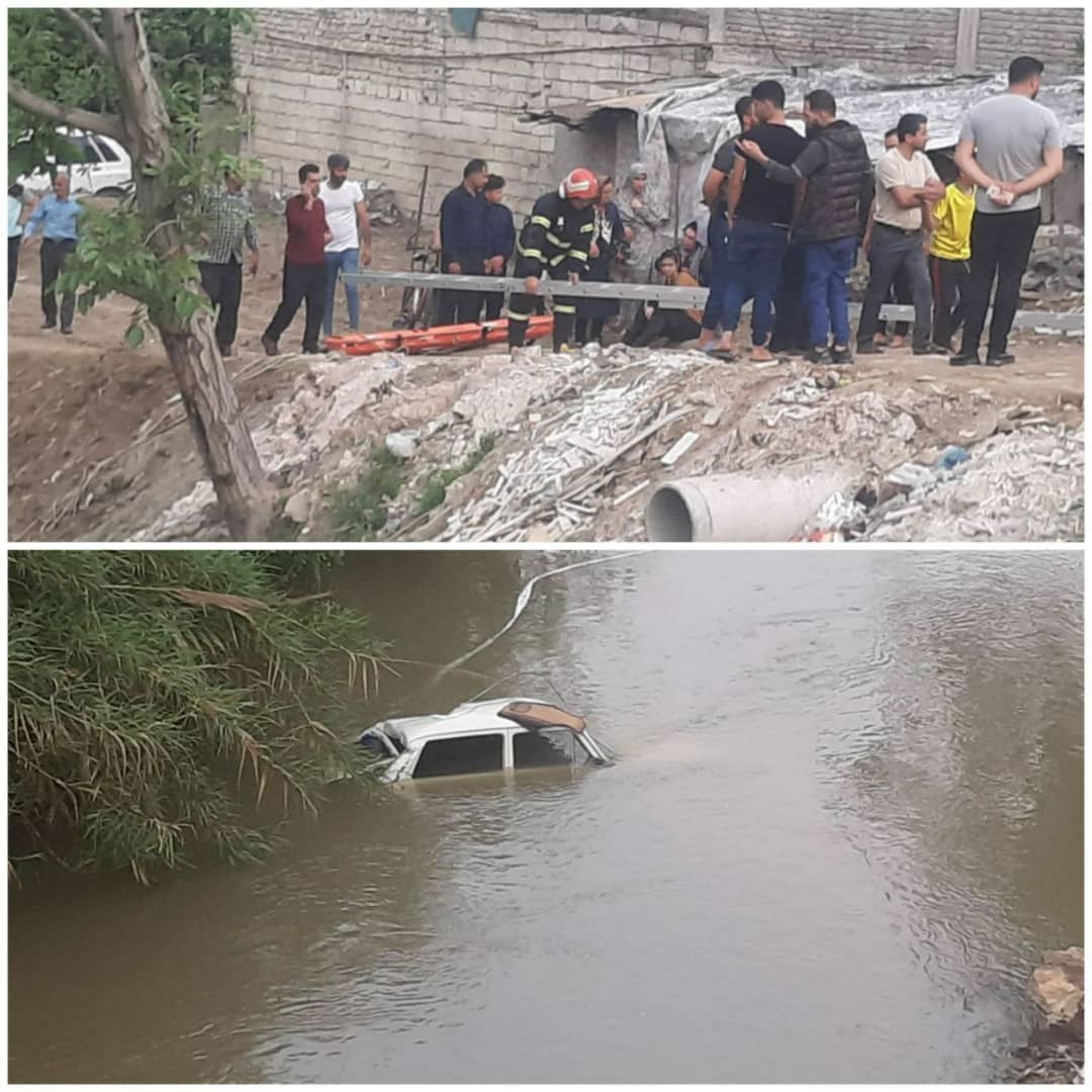 سقوط خودرو به داخل رودخانه و وقوع سه آتش سوزی طی ۲۴ ساعت گذشته در بابل