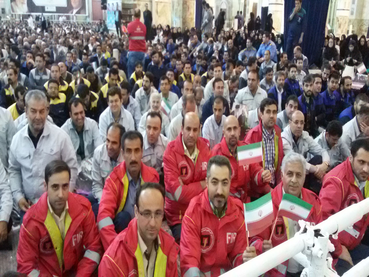 حضور پرسنل سازمان در مراسم روز جهانی کارگر