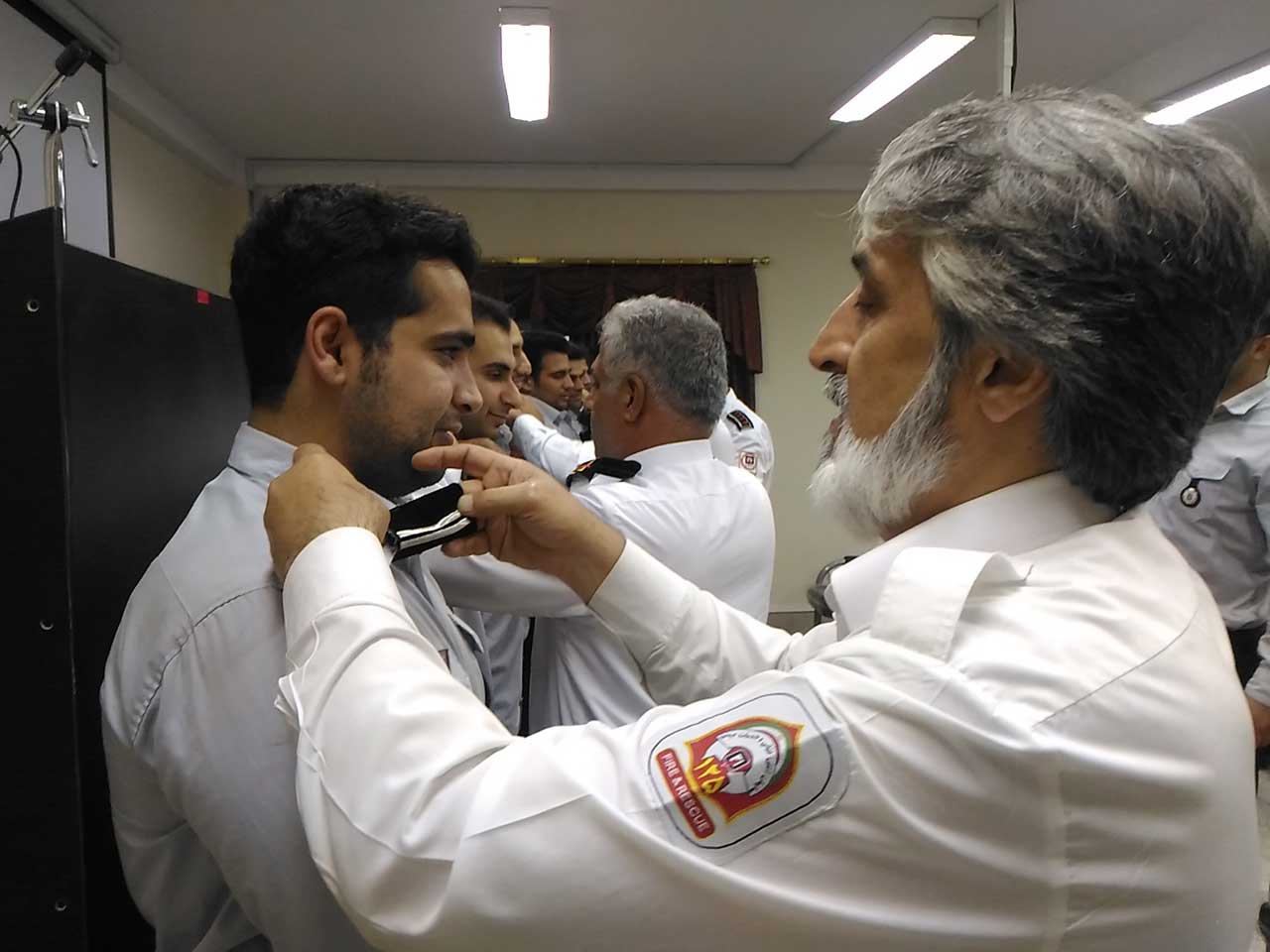 مراسم ادای سوگند آتش نشان