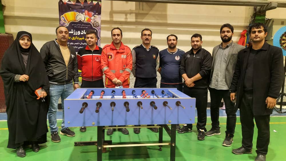 درخشش ورزشکاران سازمان آتش نشانی در المپیاد ورزشی کارکنان شهرداری بابل
