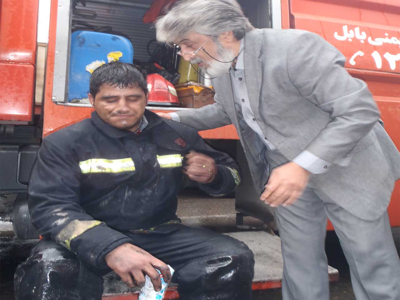 آتش سوزی در تعویض روغن