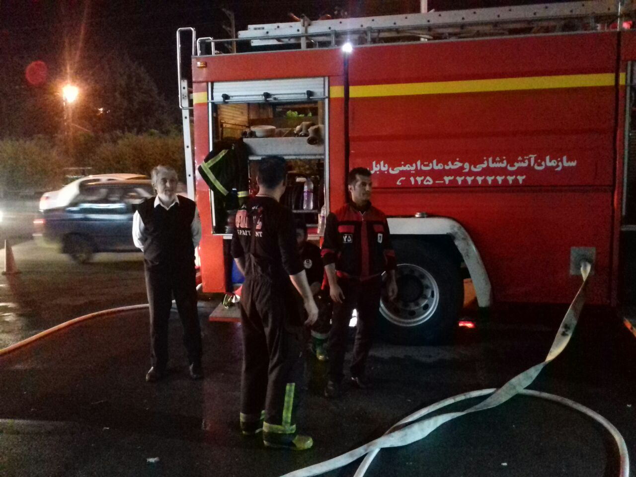 شب گذشته در بابل رخ داد؛آتش سوزی واحد تجاری خسارت سنگین مالی برجای گذاشت.