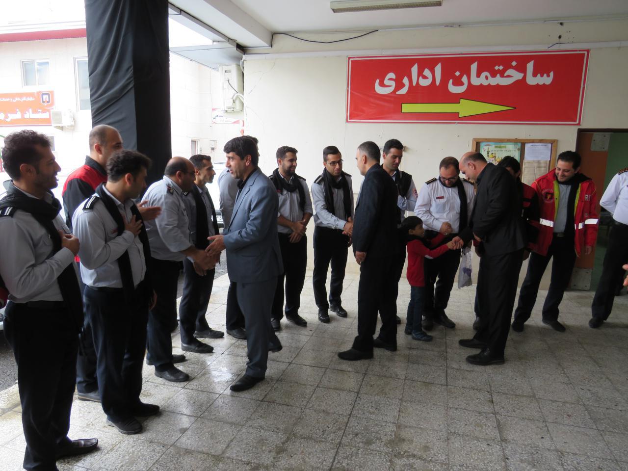 مراسم روز آتش نشان به روایت تصویر