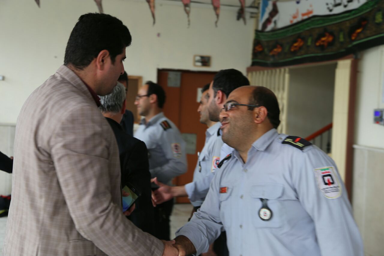 حضور شهردار ، ریاست و اعضای محترم شورای اسلامی شهر بابل در سازمان آتش نشانی و دیدار با مدیریت و پرسنل سازمان 