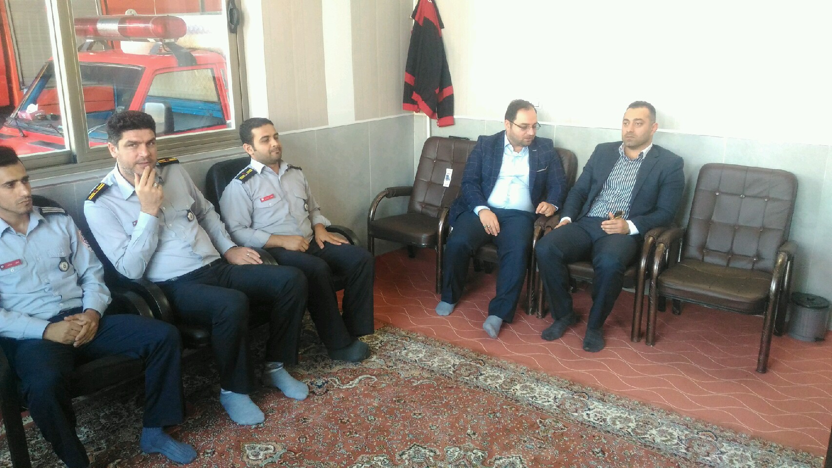 بازدید میدانی و حضور در ایستگاههای پنج گانه سازمان آتش نشانی بابل توسط مهندس کمیل نژاداکبر سرپرست سازمان